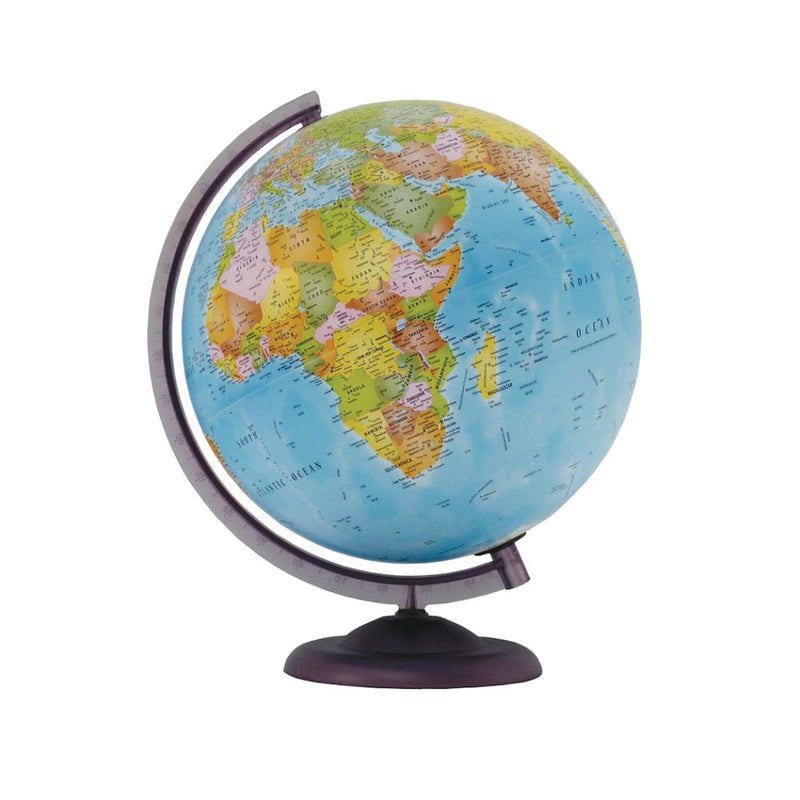 Globus med Jorden - Med Engelske navne - - Ø28 cm.