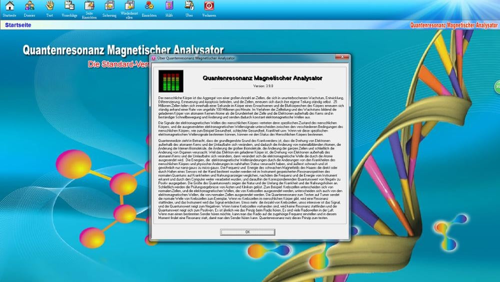 quantum magnetic body analyzer