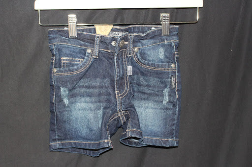 Silver Jean Shorts (Size 5)06/D/388