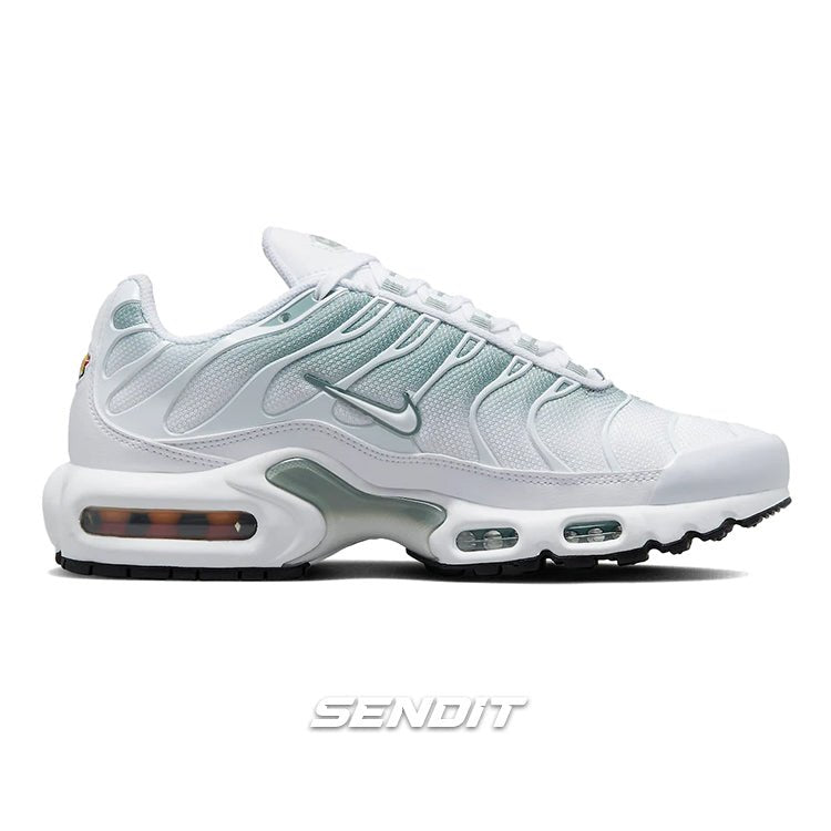 nike tn grey and green