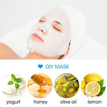 Load image into Gallery viewer, Pormasbenzer 100 Pcs With Stick And Brush: Compressed Facial Mask Cotton Face Mask Sheet Grain Skin Care Dry Sheet Mask Paper Diy Natural Face Cotton Mask Sheet, 100 Pcs
