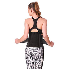 Load image into Gallery viewer, ONYXNEO Lumbo Sacral Belt for Back Support (Black, XX-Large)
