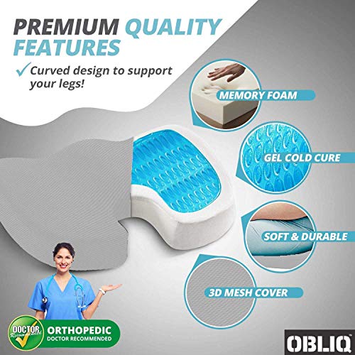 obliq memory foam chair cushion