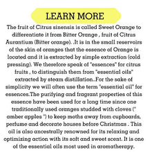 Load image into Gallery viewer, OORU Organics Orange Essential Oil - For Skin, Sanitisers &amp; Aromatherapy -100% Pure &amp; Natural- 10 ml
