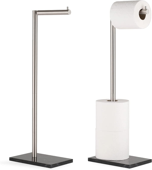 Free-Standing Toilet Paper Holder, Black Onyx