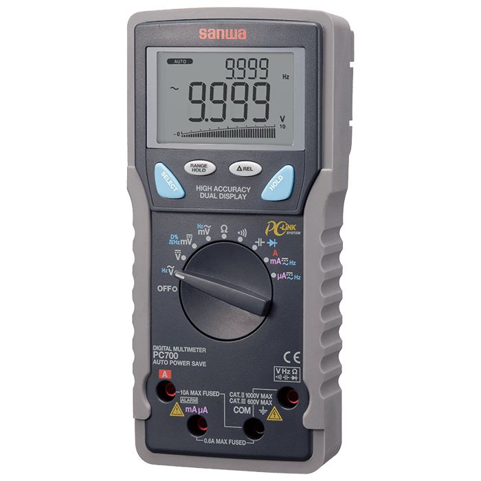PC700 | Digital Multimeter Dual Display with PC Link - 0.06% Accuracy