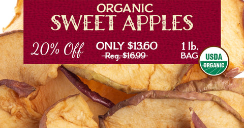 Organic Sweet Dried Apples
