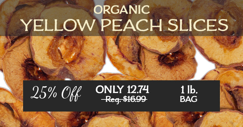 Organic Yellow Peach Slices Special