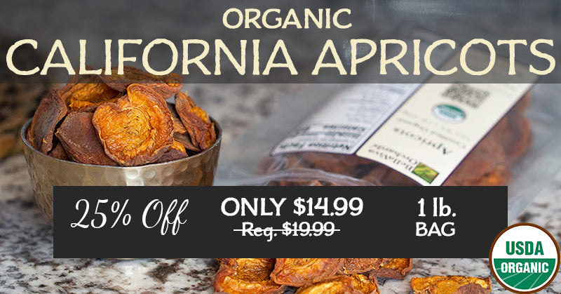 California Certified Organic Apricots Special