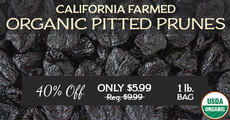 Organic Dried Pitted Prunes 
         Special