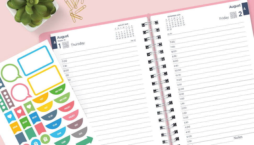 Blog Daily Monthly Planner, English