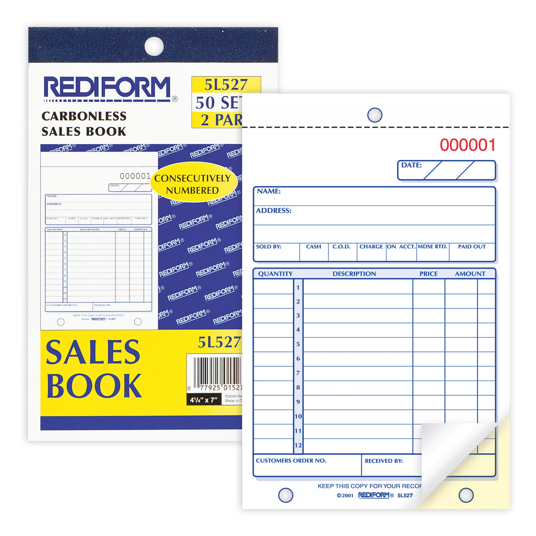 Sales Book - Rediform