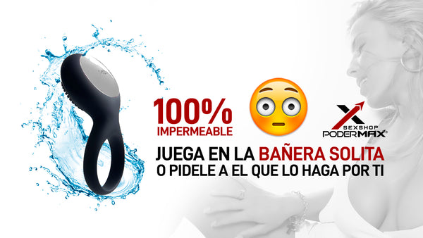 100% impermeable Anillo Tayler Svakom Juega solita en la bañera