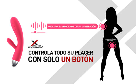 Controla su velocidad y ondas de vibracion Vibrador Barbara Svakom