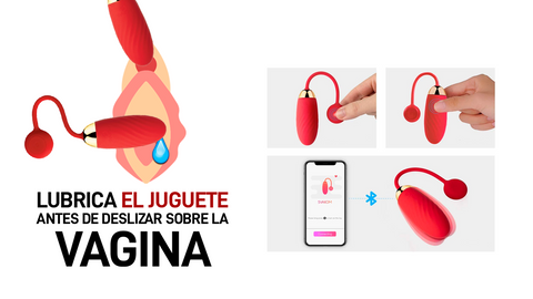 Lubrica bien el juguete sexual ella svakom antes de usar