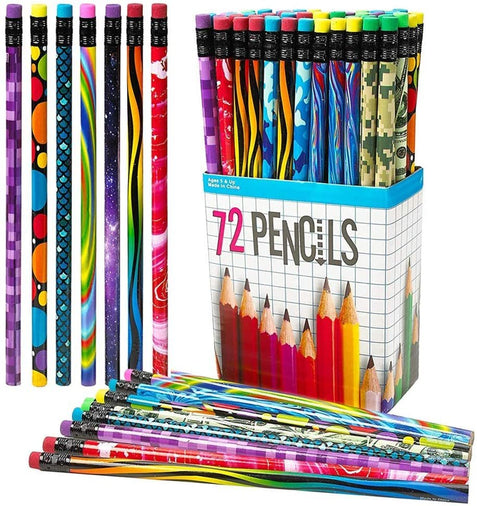 Hot 50pcs flexible pencil with eraser student kids pencils for school  writing carpenter children pencil graphite
