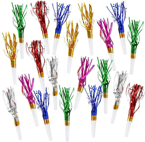 ArtCreativity Hand Clappers Noisemakers - Pack of 12-7.5 inch Assorted Plastic Noisemakers for Sports Parties and Concerts - Great Birthday Party