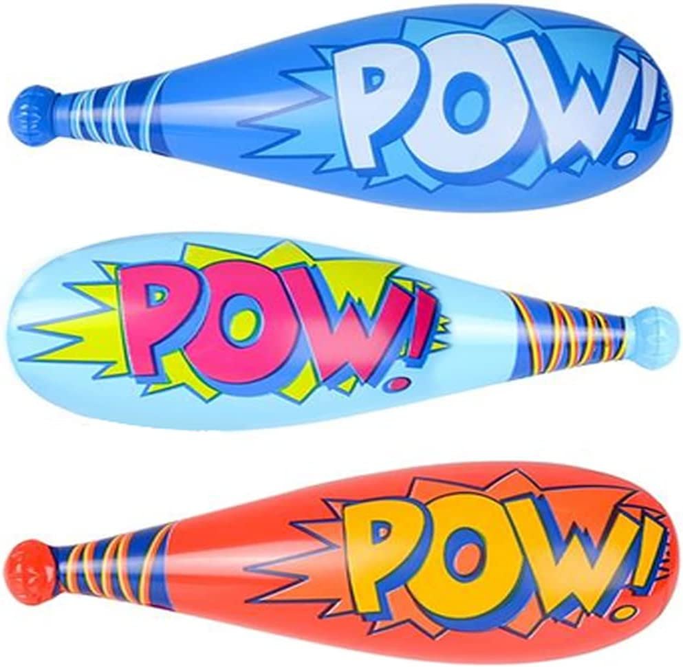 Inflatable Baseball Bats for Kids, Set of 4, 40