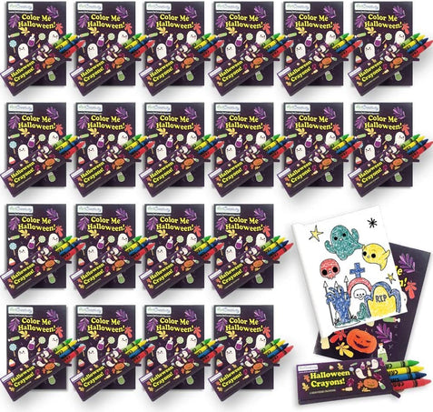 ArtCreativity Halloween Coloring Books for Kids - 12 Pack 5 x 7 Inches Mini  Coloring Book - Fun Halloween Treats Prizes - Favor Bag Filler - Halloween