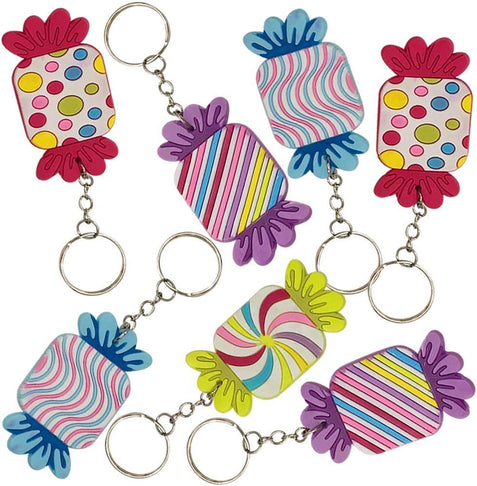 1.5 Tape Measure Keychains for Kids, Set of 12, Functional Mini Tape  Measures with Stable Slide Lock, Birthday Party Favors, Goody Bag Fillers,  Prize