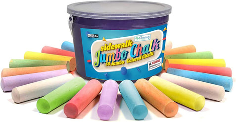 STREET CHALKS Bote 21 tizas jumbo colores surtidos