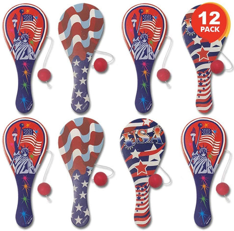 Wooden Paddle Balls, Pack of 2, 11 Wood Paddleball with String, Great ·  Art Creativity