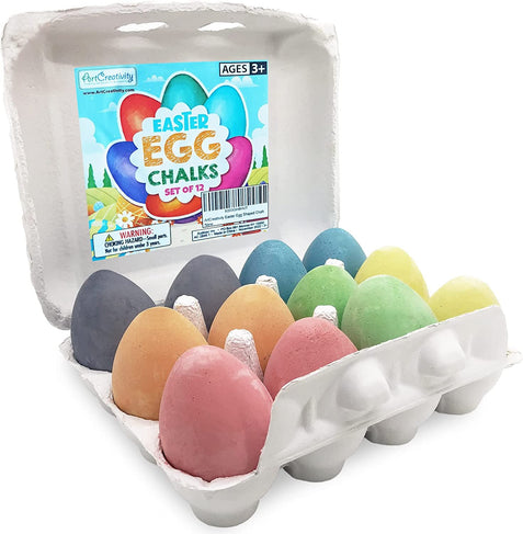 1InTheOffice Jumbo Sidewalk Chalk for Kids, Outdoor Bright Colored Chalk,  Washable, Assorted Colors (20 Pcs)