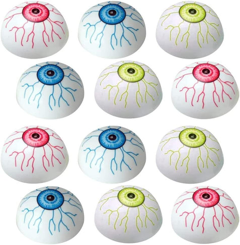 Great Choice Products 1.25 inch Vinyl Sport Ball Poppers - Pack of 24 - Assorted Colors - Awesome Pop Up Toy - Ideal Impulse Item - Great Smal