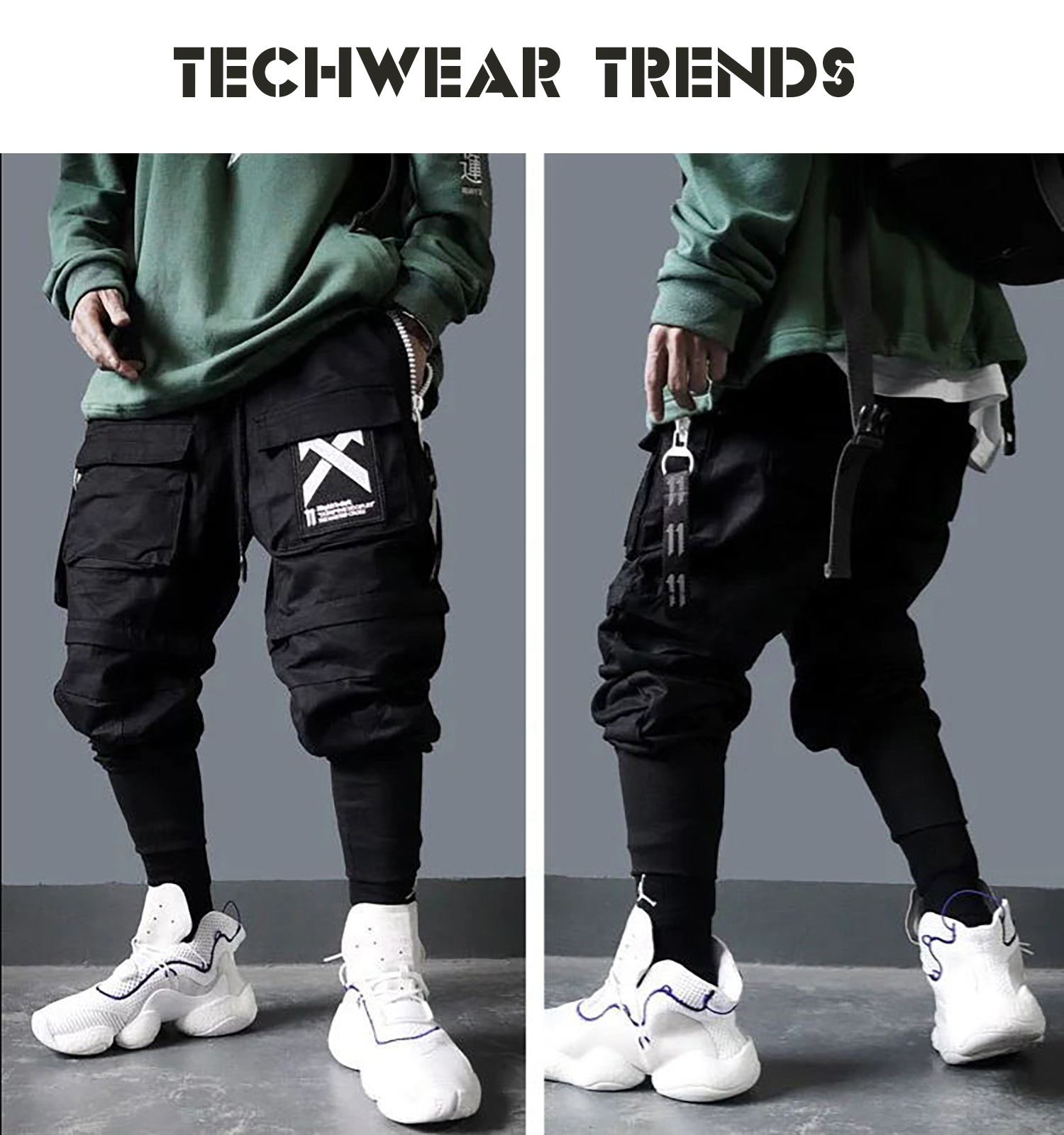 Pantalon cargo techwear homme - X-Techwear