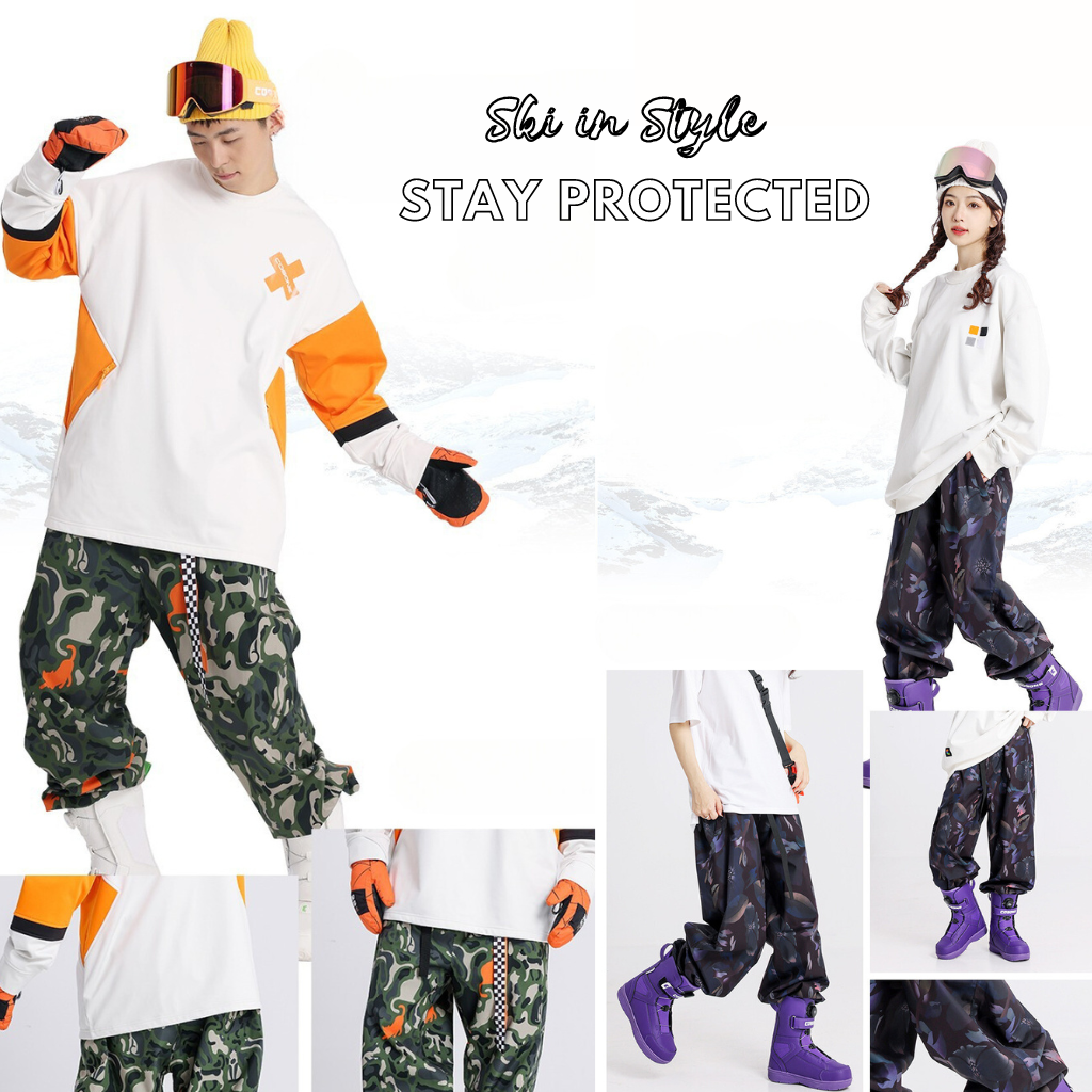 Ski Wear Baggy Style Snow Pants – Techwear Official