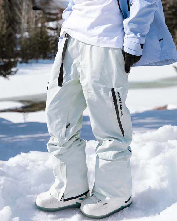 Molocoster Reflective Baggy Style Snow Bib Pants(PRE-ORDER/10