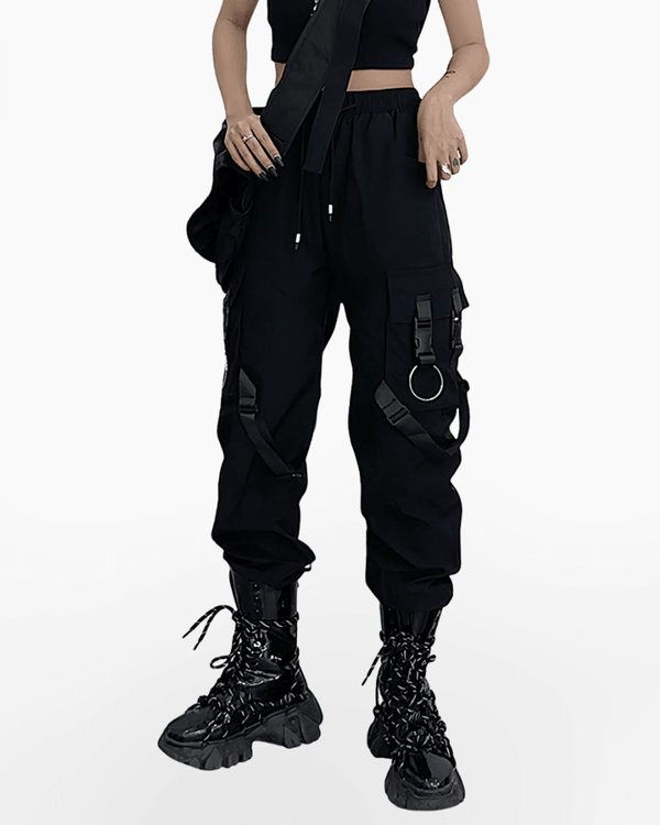 Techwear Cool Women Chain Cargo Pants – Techwear Official