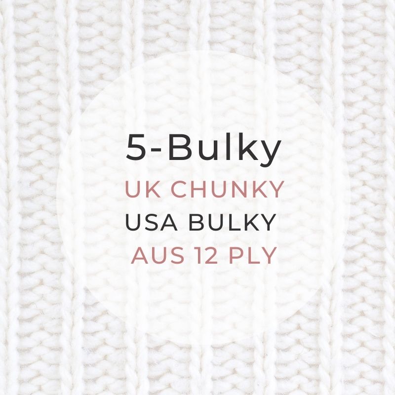 Patterns By Yarn Weight - 5 Bulky – Handy Little Me Shop