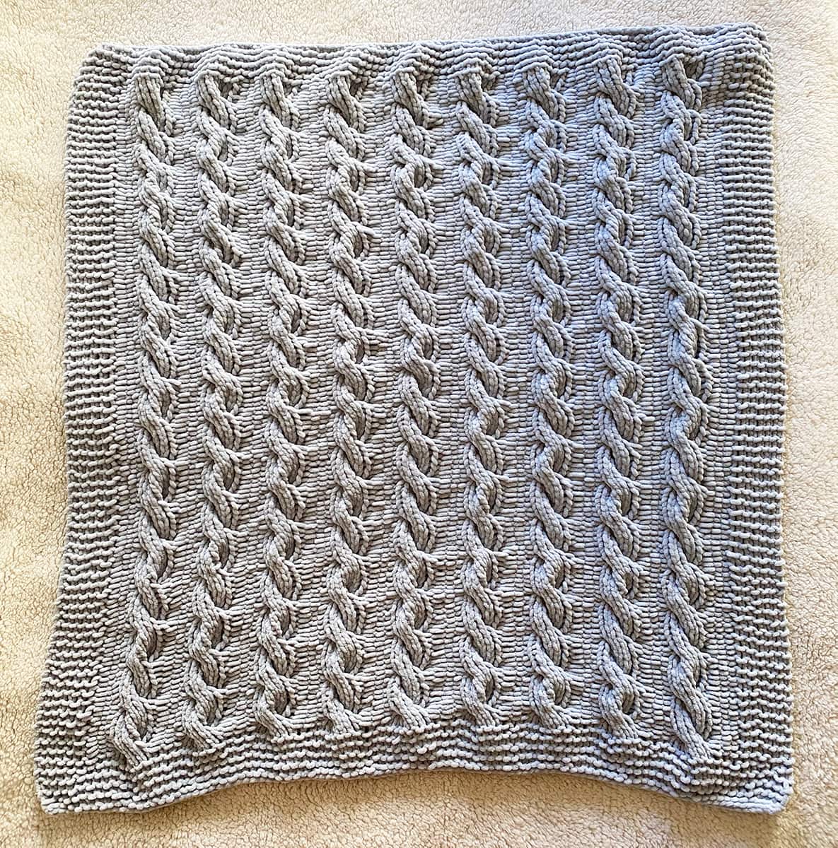 Cable Knit Baby Blanket Pattern Handy Little Me Shop