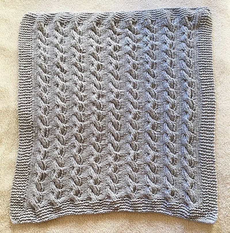 Easy Baby Blanket Knitting Pattern (Broken Rib Stitch) - Handy Little Me