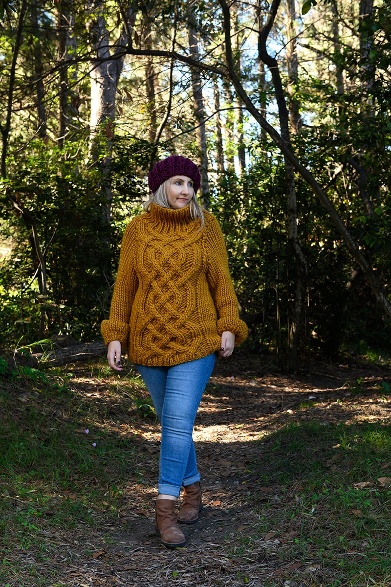 Oversized Chunky Knit Sweater Pattern – Handy Little Me Shop