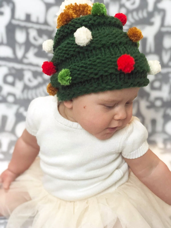 Christmas Tree Hat Knitting Pattern Handy Little Me Shop