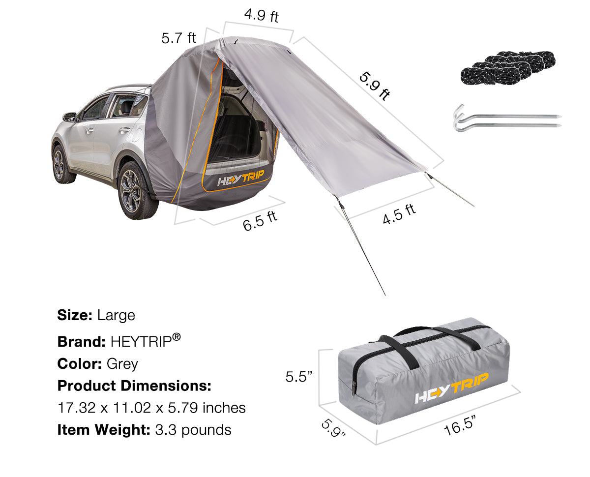 This Instant Pop-Up Car Tent Attaches To The Tailgate Of Your SUV