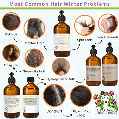 This image showcases Ippodaro Natural Salon's Best Shampoos for Wintertime that is published in January of 2023