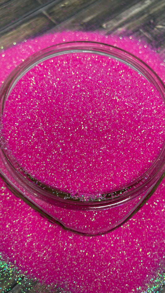 Coral Current - Neon Coral Glitter – glittersmackedcreations