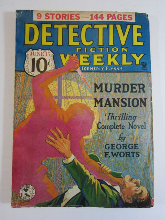 Detective Fiction Weekly v.94 #2, June 15, 1935 GD/VG  Murder Mansion & More!