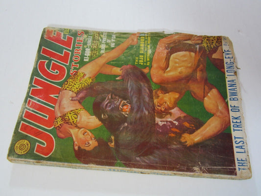 Jungle Stories Vol. 5 #4, Winter 1951-52  GD/VG  Ki-Gor! Pulp Magazine!