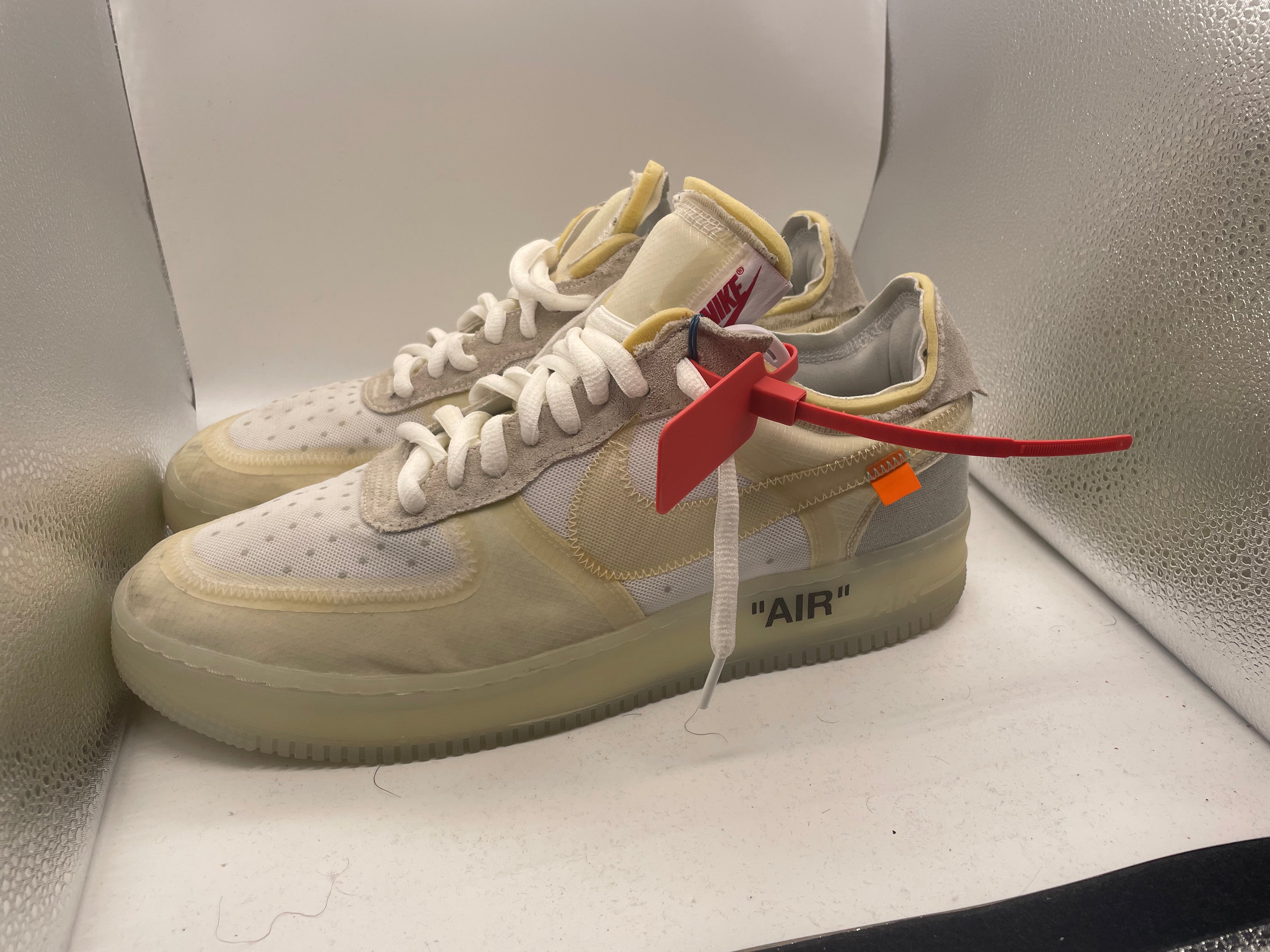 used off white air force 1