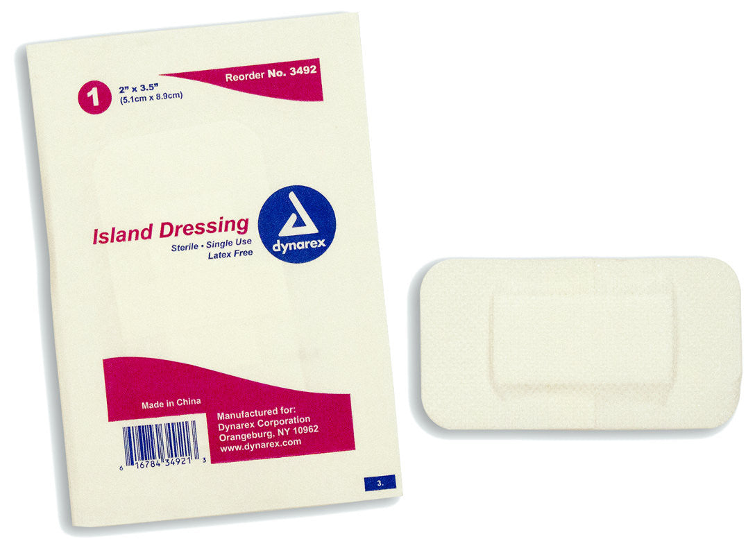 Island dressing, sterile, individually packaged, various sizes ...