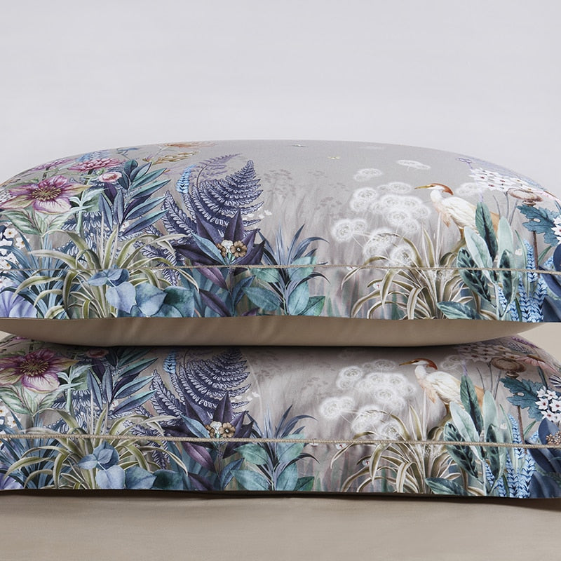 holsper purple flowers bedding