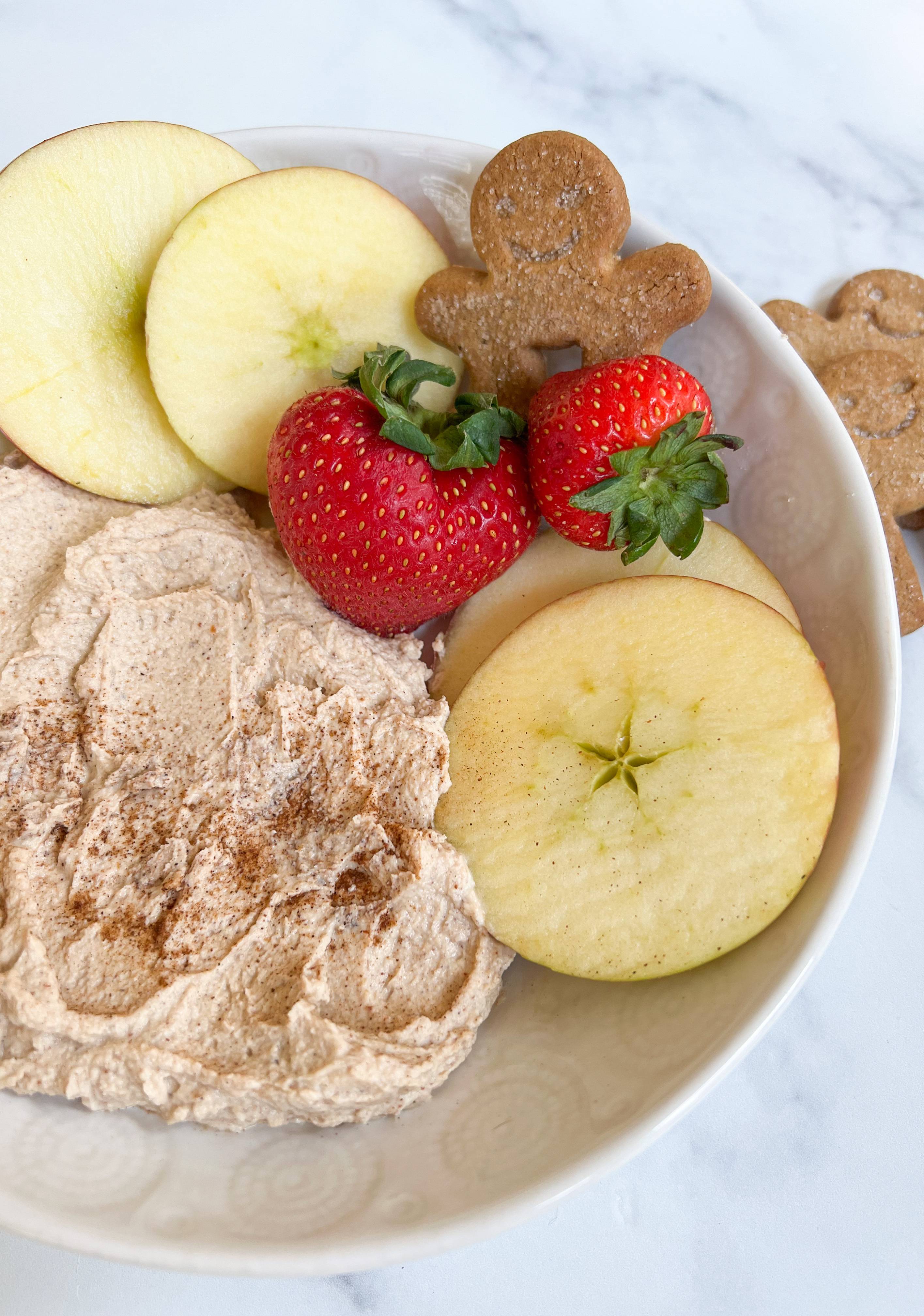 Gingerbread Protein Apple Dip