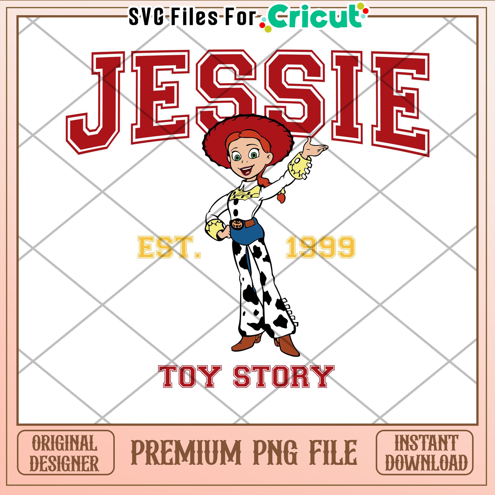 Jessie Toy Story Premium PNG File for Cricut Instant Download
