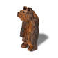 17244x - Standing Black Bear Carved Sonoran Desert Ironwood Figurine
