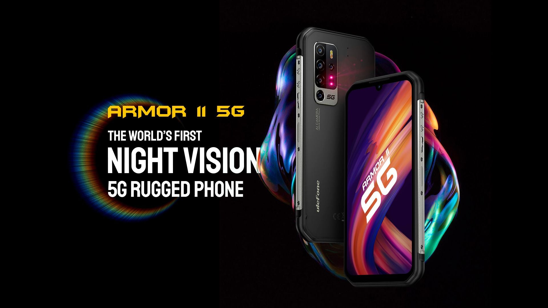 Ulefone Armor 11 IP68/IP69K 5G Smartphone With IR Night Vision