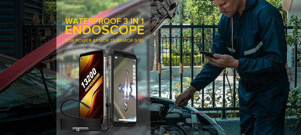 Ulefone Endoscope E1, IP67 waterproof, Semi-rigid Cable